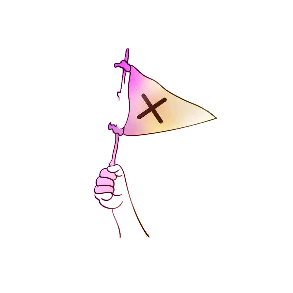 Pirate Flag Holographic Stickers